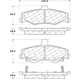 Purchase Top-Quality Rear Premium Ceramic Pads by CENTRIC PARTS - 301.07500 pa2