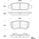 Purchase Top-Quality CENTRIC PARTS - 301.10370 - Rear Premium Ceramic Pads pa13