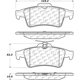 Purchase Top-Quality CENTRIC PARTS - 301.10950 - Rear Premium Ceramic Pads pa4