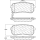 Purchase Top-Quality CENTRIC PARTS - 301.13020 - Rear Premium Ceramic Pads pa4