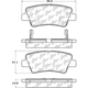 Purchase Top-Quality Rear Premium Ceramic Pads by CENTRIC PARTS - 301.18480 pa6