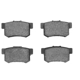 Purchase Top-Quality Rear Premium Ceramic Pads by DYNAMIC FRICTION COMPANY - 1310-0537-00 pa5