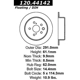 Purchase Top-Quality CENTRIC PARTS - 120.44142 - Rear Premium Rotor pa9