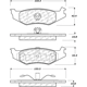 Purchase Top-Quality Rear Premium Semi Metallic Pads by CENTRIC PARTS - 300.05120 pa3