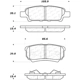 Purchase Top-Quality Rear Premium Semi Metallic Pads by CENTRIC PARTS - 300.10370 pa10