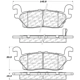 Purchase Top-Quality CENTRIC PARTS - 300.11200 - Rear Disc Brake Pad Set pa5