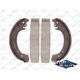 Purchase Top-Quality Rear Rebuilt Brake Shoes by TOP QUALITY - NB-801B pa1