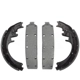 Purchase Top-Quality Rear Rebuilt Brake Shoes by TRANSIT WAREHOUSE - NB-451R pa1