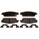 Purchase Top-Quality ACDELCO - 17D1194MHPVF1 - Semi-Metallic Rear Disc Brake Pads pa1