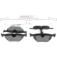 Purchase Top-Quality BOSCH - BP763 - Rear Disc Brake Pads pa2