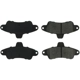 Purchase Top-Quality Rear Semi Metallic Pads by CENTRIC PARTS - 102.06610 pa1