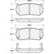 Purchase Top-Quality Rear Semi Metallic Pads by CENTRIC PARTS - 102.07750 pa1