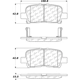 Purchase Top-Quality Rear Semi Metallic Pads by CENTRIC PARTS - 102.08650 pa5