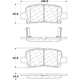 Purchase Top-Quality Rear Semi Metallic Pads by CENTRIC PARTS - 102.08650 pa6