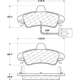 Purchase Top-Quality Rear Semi Metallic Pads by CENTRIC PARTS - 102.08990 pa1