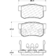 Purchase Top-Quality CENTRIC PARTS - 102.10860 - Rear Semi Metallic Pads pa7