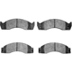 Purchase Top-Quality Rear Semi Metallic Pads by DYNAMIC FRICTION COMPANY - 1214-0411-00 pa4