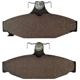 Purchase Top-Quality QUALITY-BUILT - 1000-0413M - Rear Disc Brake Pad Set pa2