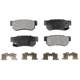 Purchase Top-Quality TRANSIT WAREHOUSE - PPF-D813 - Rear Semi Metallic Pads pa4