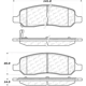 Purchase Top-Quality Rear Super Premium Ceramic Pads by CENTRIC PARTS - 105.11720 pa9