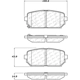 Purchase Top-Quality Rear Super Premium Ceramic Pads by CENTRIC PARTS - 105.12960 pa7