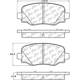 Purchase Top-Quality CENTRIC PARTS - 105.18090 - Rear Super Premium Ceramic Pads pa14