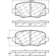 Purchase Top-Quality CENTRIC PARTS - 105.18090 - Rear Super Premium Ceramic Pads pa3