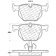 Purchase Top-Quality Rear Super Premium Semi Metallic Pads by CENTRIC PARTS - 104.11700 pa3