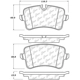 Purchase Top-Quality Rear Super Premium Semi Metallic Pads by CENTRIC PARTS - 104.15470 pa11