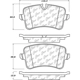 Purchase Top-Quality Rear Super Premium Semi Metallic Pads by CENTRIC PARTS - 104.15471 pa6