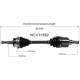 Purchase Top-Quality GSP NORTH AMERICA - NCV11552 - CV Axle Assembly - Front Right pa4