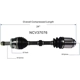 Purchase Top-Quality GSP NORTH AMERICA - NCV37076 - CV Axle Assembly - Front Right pa6