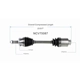 Purchase Top-Quality GSP NORTH AMERICA - NCV75087 - CV Axle Assembly - Front Right pa2