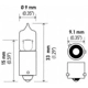 Purchase Top-Quality Stop Light by HELLA - H21W pa10