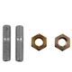 Purchase Top-Quality DORMAN - 03105 - Exhaust Flange Stud and Nut pa2