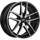 Purchase Top-Quality Gloss Black - Machined Face alloy by DAI WHEELS (17x7.5 42.0 mm) pa1