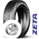 Purchase Top-Quality ZETA WINTER tire mounted on alloy wheel (225/65R17) pa1